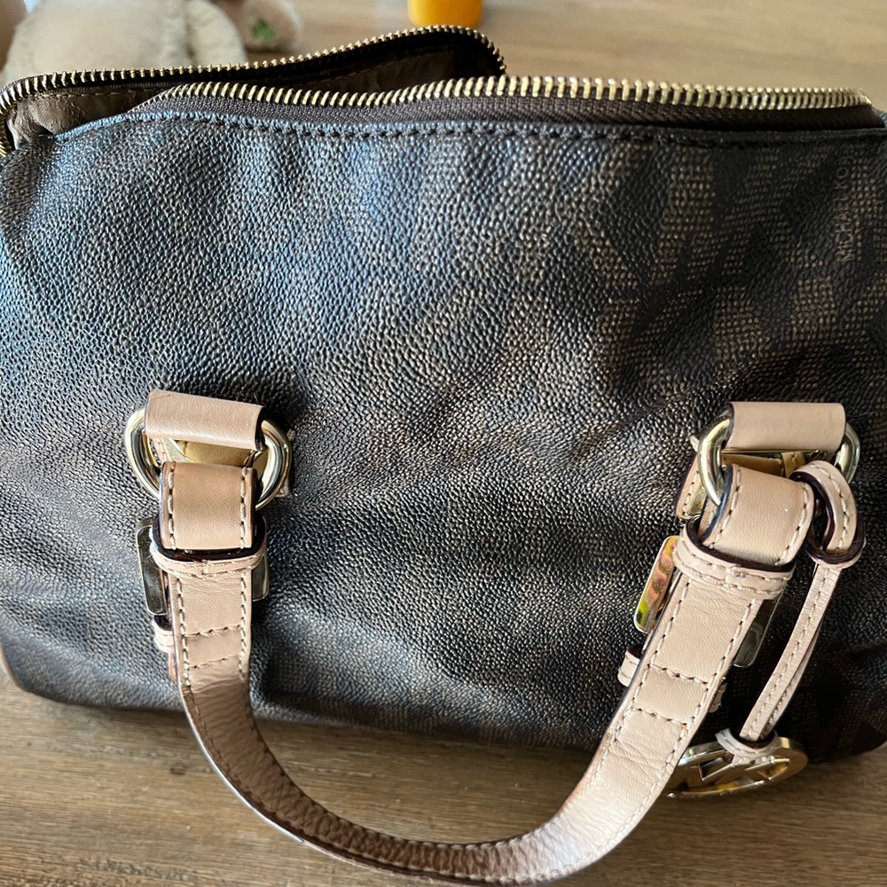 Michael Kors Monogram Bowling Bag